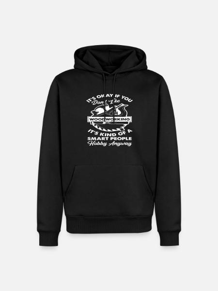Woodworker Woodwork Hobby DIY - Men’s Premium Organic Hoodie - black