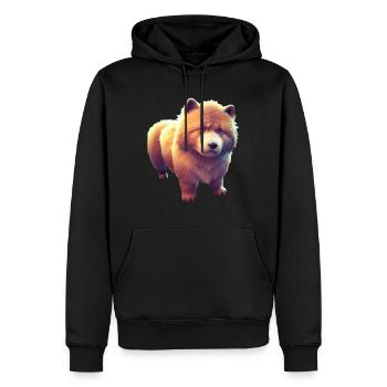 Eurasier Dog - Eurasier - Men’s Premium Organic Hoodie - black - Front - Nico (187cm)