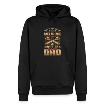 Mechaniker, Das Wichtigste Call Me Dad, Auto - Männer Premium Bio Hoodie - Schwarz - Vorne - Nico (187cm)