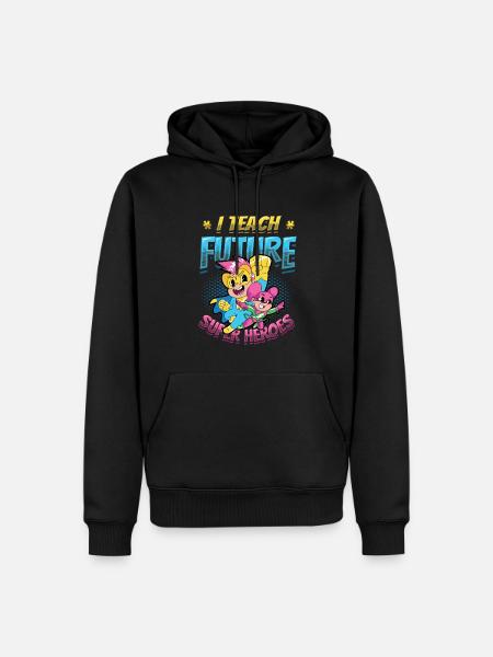 I teach superheroes - Men’s Premium Organic Hoodie - black