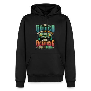 Gamers Have Many Lives Video Games Boys Play - Men’s Premium Organic Hoodie - black - Front - Nico (187cm)