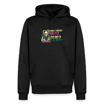 Programmer,Computer Programmer,Joke - Men’s Premium Organic Hoodie - black - Front - Nico (187cm)