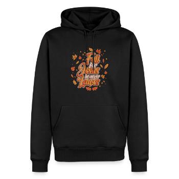 Tomber amoureux de Jésus, il ne quitte jamais les religieux - Sweat à capuche Premium bio Homme - noir - Devant - Nico (187cm)