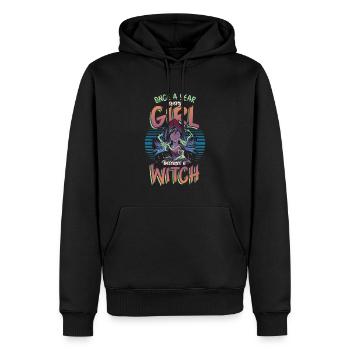 Une fois par an, chaque fille devient Halloween - Sweat à capuche Premium bio Homme - noir - Devant - Nico (187cm)
