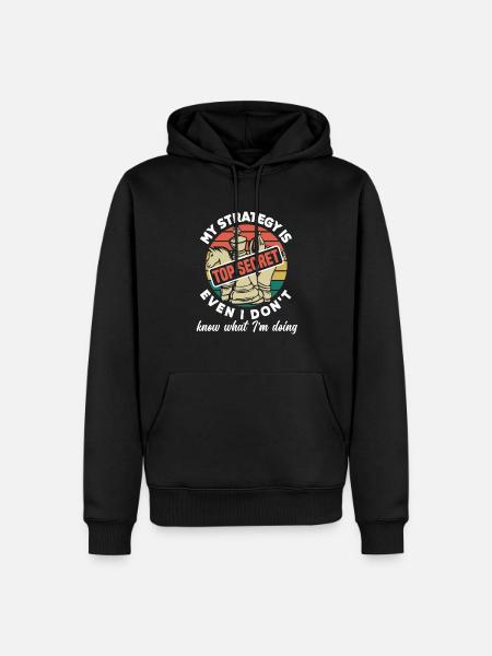 Funny Chess Quote Gift - Men’s Premium Organic Hoodie - black