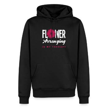 Blumen Blumenladen Florist Floristen - Männer Premium Bio Hoodie - Schwarz - Vorne - Nico (187cm)