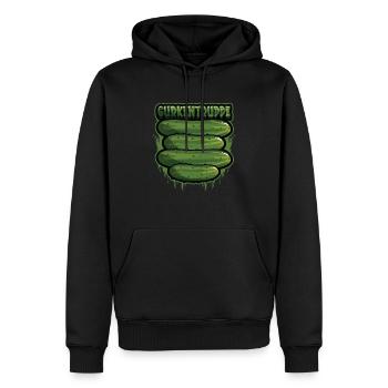 Gurkentruppe Mannschafts Outfit Humor Verein - Männer Premium Bio Hoodie - Schwarz - Vorne - Nico (187cm)