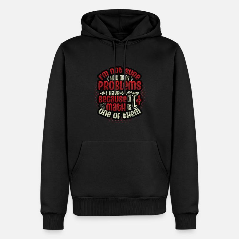 Les anti-maths, Drôle de maths - Sweat à capuche Premium bio Homme - noir
