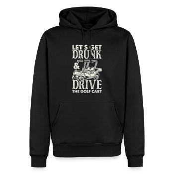 Golf Trinken Sport Golfsport - Männer Premium Bio Hoodie - Schwarz - Vorne - Nico (187cm)