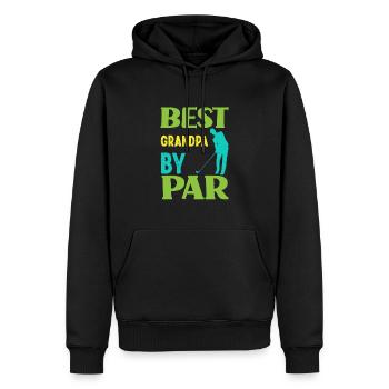 Bester Opa Golfspieler Golf Golfer - Männer Premium Bio Hoodie - Schwarz - Vorne - Nico (187cm)