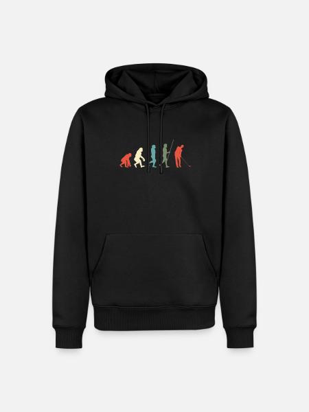Golfer - Men’s Premium Organic Hoodie - black