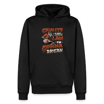 Skateboard Halfpipe, Tricks, Skateboarding - Sweat à capuche Premium bio Homme - noir - Devant - Nico (187cm)