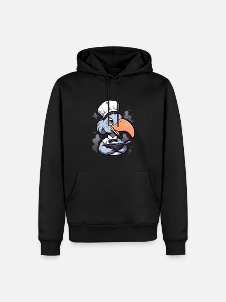 Shoebill cook - Men’s Premium Organic Hoodie - black