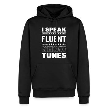 Broadway -Musical Schauspieler oder Darsteller - Männer Premium Bio Hoodie - Schwarz - Vorne - Nico (187cm)