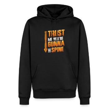 Vertrauen Sie Mir, ich bin Chiropraktiker - Männer Premium Bio Hoodie - Schwarz - Vorne - Nico (187cm)