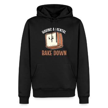 Bäcker Gebäckmacher - Männer Premium Bio Hoodie - Schwarz - Vorne - Nico (187cm)