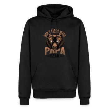 Je ne suis pas encore allé partout - Sweat à capuche Premium bio Homme - noir - Devant - Nico (187cm)