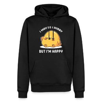 Molliger Papagei Naturschützer - Männer Premium Bio Hoodie - Schwarz - Vorne - Nico (187cm)