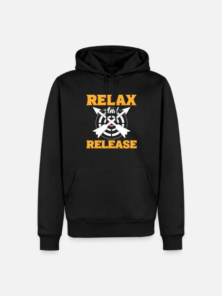 Relax & Release Athletes - Men’s Premium Organic Hoodie - black