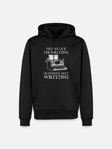 Writer Humor Author - Men’s Premium Organic Hoodie - black
