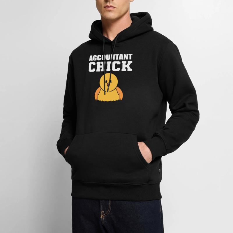 Comptable jeu de mots expert-comptable agréé Sweat à capuche Premium bio Homme