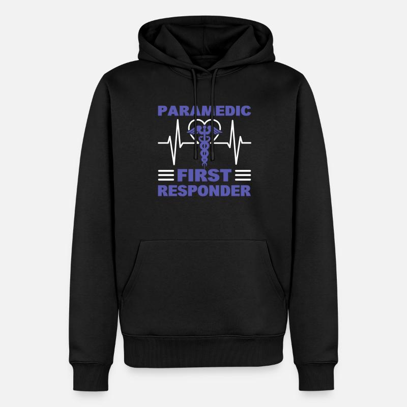 Sanitäter Notfall Medizinischer Assistent - Männer Premium Bio Hoodie - Schwarz