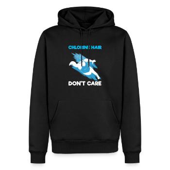 Lustiger Schwimmer Professioneller Schwimmer - Männer Premium Bio Hoodie - Schwarz - Vorne - Nico (187cm)