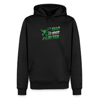 Hallo Kindergarten, Erster Tag Im Kindergarten - Männer Premium Bio Hoodie - Schwarz - Vorne - Nico (187cm)