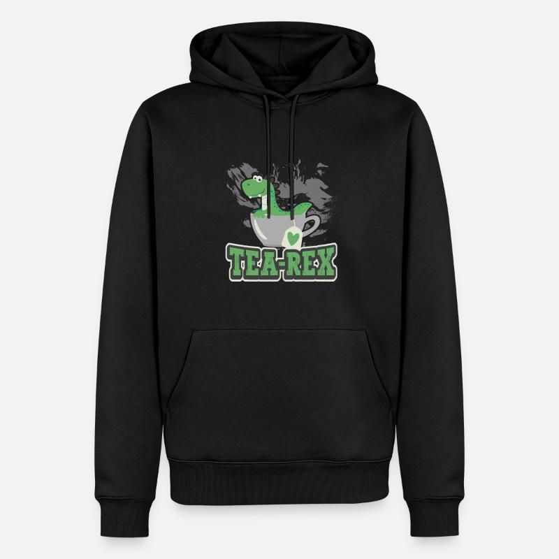 Tee-Experte Teetrinker Teesüchtiger Tee-Enthusiast - Männer Premium Bio Hoodie - Schwarz