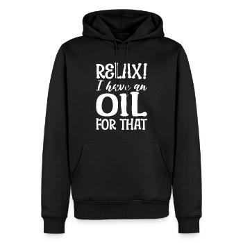 Ätherische Öle Liebhaber - Männer Premium Bio Hoodie - Schwarz - Vorne - Nico (187cm)