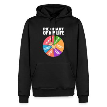 Hundememe Service Dog Trainer - Männer Premium Bio Hoodie - Schwarz - Vorne - Nico (187cm)