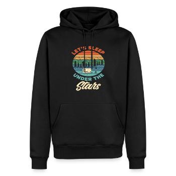 Caravane de vacances Camping-car camping-car - Sweat à capuche Premium bio Homme - noir - Devant - Nico (187cm)