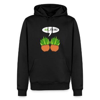 Aloe Vera Wortspiele Gärtner - Männer Premium Bio Hoodie - Schwarz - Vorne - Nico (187cm)