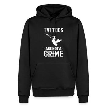 Tattoo Liebhaber Tätowierer - Männer Premium Bio Hoodie - Schwarz - Vorne - Nico (187cm)