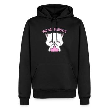 You Are Purrfect Katze Groomer - Männer Premium Bio Hoodie - Schwarz - Vorne - Nico (187cm)