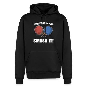 Tischtennis Sport Tischtennis Champion - Männer Premium Bio Hoodie - Schwarz - Vorne - Nico (187cm)