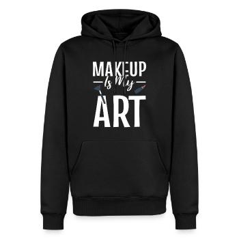 Makeup Is My Art Kosmetiker - Männer Premium Bio Hoodie - Schwarz - Vorne - Nico (187cm)