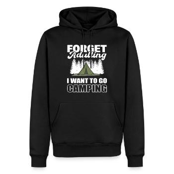 Ziehungen Naturliebhaber - Männer Premium Bio Hoodie - Schwarz - Vorne - Nico (187cm)