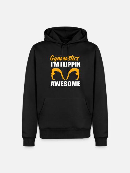 Akrobatische Fähigkeiten Turner - Männer Premium Bio Hoodie - Schwarz