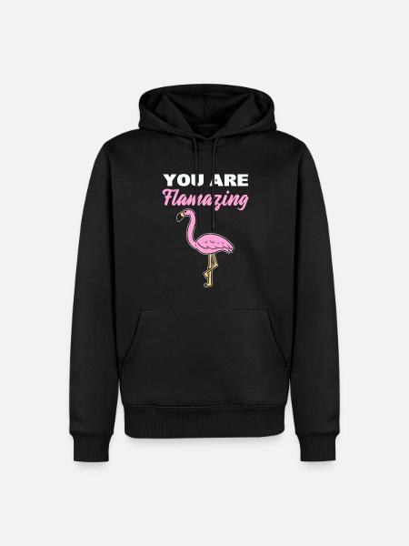 You Are Flamazing Zooarbeiter - Männer Premium Bio Hoodie - Schwarz
