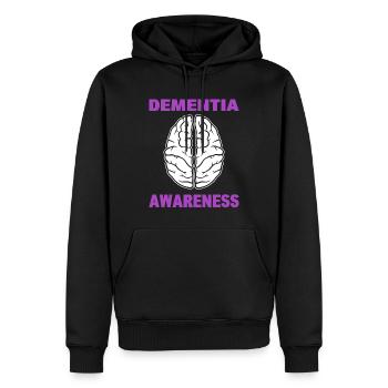 Dementia Awareness Neurologe - Männer Premium Bio Hoodie - Schwarz - Vorne - Nico (187cm)