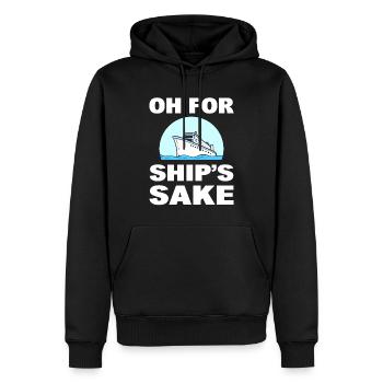 Kreuzfahrturlaub Tourist - Männer Premium Bio Hoodie - Schwarz - Vorne - Nico (187cm)