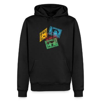 Weltreisender Beamten der Einwanderungsbehörde - Männer Premium Bio Hoodie - Schwarz - Vorne - Nico (187cm)