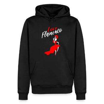 Flamenco -Tänzer Choreograph - Männer Premium Bio Hoodie - Schwarz - Vorne - Nico (187cm)