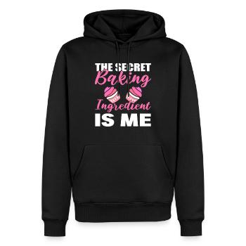 Zutaten backen Konditor - Männer Premium Bio Hoodie - Schwarz - Vorne - Nico (187cm)