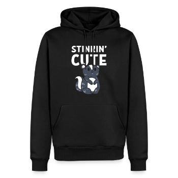 Stinkin' Cute Biologe - Männer Premium Bio Hoodie - Schwarz - Vorne - Nico (187cm)