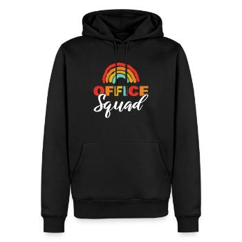 Office Squad Büroverwalter - Männer Premium Bio Hoodie - Schwarz - Vorne - Nico (187cm)
