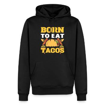 Taco -Liebhaber Mexikaner - Männer Premium Bio Hoodie - Schwarz - Vorne - Nico (187cm)