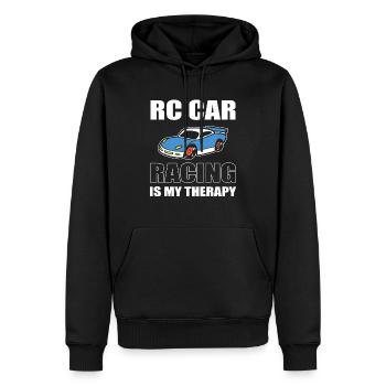 RC -Rennen RC -Enthusiast - Männer Premium Bio Hoodie - Schwarz - Vorne - Nico (187cm)