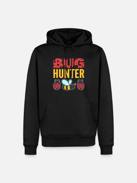 Bug Hunter Entomologe - Männer Premium Bio Hoodie - Schwarz